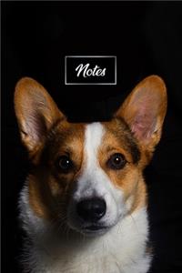 Pembroke Welsh Corgis Dog Pup Puppy Doggie Notebook Bullet Journal Diary Composition Book Notepad - Sparkling Eyes