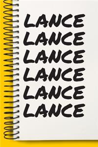 Name LANCE Customized Gift For LANCE A beautiful personalized