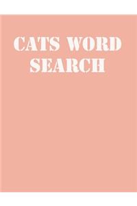 Cats word search