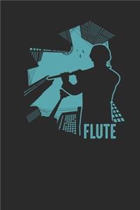 Flutist Silhouette