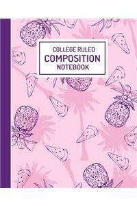 College Ruled Composition Notebook