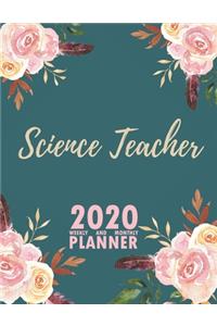 Science Teacher 2020 Weekly and Monthly Planner