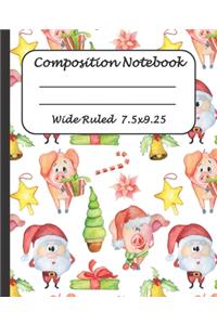 Wide Ruled Composition Notebook