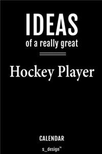 Calendar for Hockey Players / Hockey Player