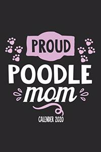 Proud Poodle Mom Calender 2020