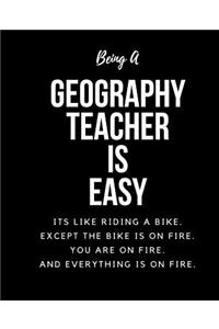 Being GEOGRAPHY TEACHER A Is Easy