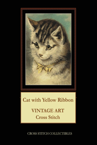 Cat with Yellow Ribbon