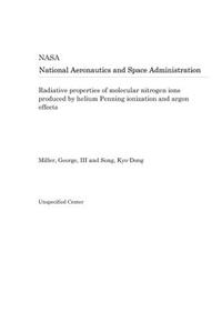 Radiative Properties of Molecular Nitrogen Ions Produced by Helium Penning Ionization and Argon Effects