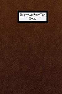 Basketball Stat Log Book