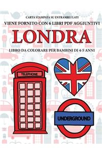 Libro da colorare per bambini di 4-5 anni (Londra)