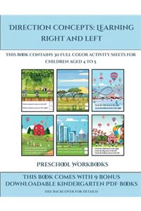 Preschool Workbooks (Direction concepts