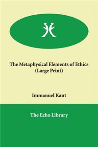 The Metaphysical Elements of Ethics