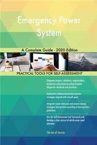 Emergency Power System A Complete Guide - 2020 Edition