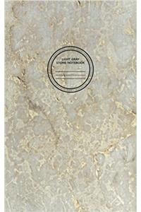 Light Gray Stone Notebook