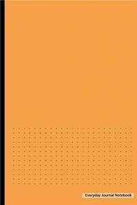 Everyday Journal Notebook - Dotted Grid (Orange Cover)