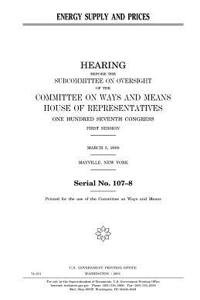 Energy supply and prices