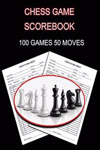 Chess Game Scorebook