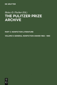 General Nonfiction Award 1962 - 1993