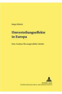 Umverteilungseffekte in Europa