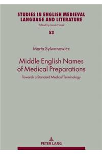 Middle English Names of Medical Preparations