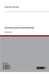 Vom Kyoto-Protokoll Zum Zertifikathandel