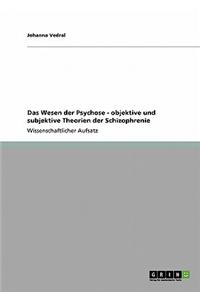 Wesen Der Psychose - Objektive Und Subjektive Theorien Der Schizophrenie