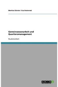 Gemeinwesenarbeit und Quartiersmanagement