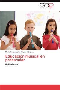 Educacion Musical En Preescolar