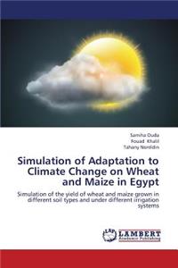 Simulation of Adaptation to Climate Change on Wheat and Maize in Egypt