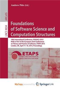 Foundations of Software Science and Computation Structures