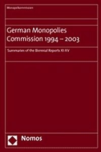 German Monopolies Commission 1994 - 2003