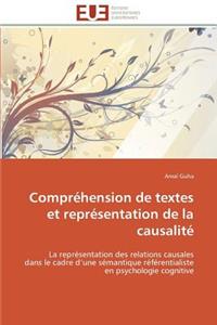 Compréhension de Textes Et Représentation de la Causalité