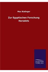 Zur Egyptischen Forschung Herodots