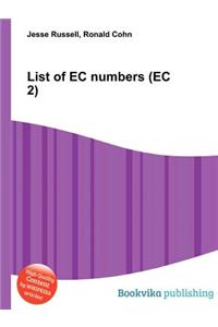 List of EC Numbers (EC 2)