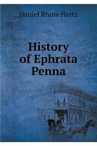 History of Ephrata Penna