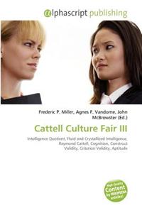 Cattell Culture Fair III