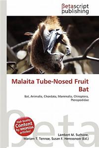 Malaita Tube-Nosed Fruit Bat