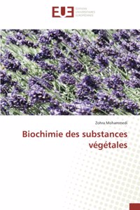 Biochimie des substances végétales