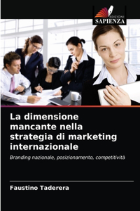 dimensione mancante nella strategia di marketing internazionale