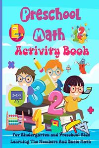 Preschool Math Activity Book