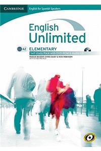 English Unlimited for Spanish Speakers Elementary Self-Study Pack (Workbook with DVD-ROM and Audio CD)