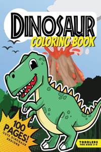 Dinosaur Coloring Book 100 Pages