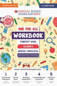 Oswaal One For All Workbook Concept Wise Class-2 General Knowledge (For Latest Exam)