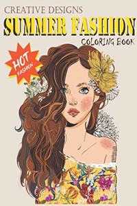 Creative Designs Summer Fashion Coloring Book