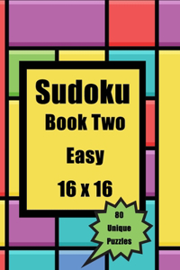 Sudoku Book TWO Easy 16 X 16