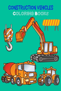 Construction Vehicles Coloring Books