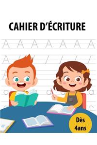 Cahier d'écriture