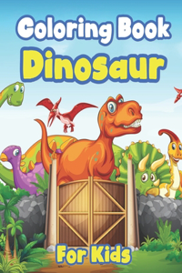 Coloring Book Dinosaur for Kids
