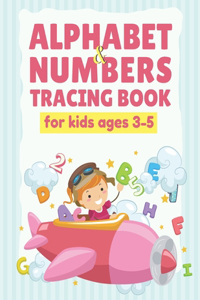 Alphabet and Number Tracing Books for Kids ages 3-5