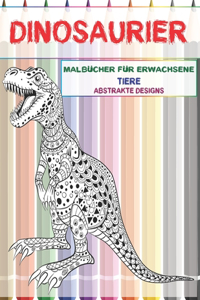 Malbücher für Erwachsene - Abstrakte Designs - Tiere - Dinosaurier